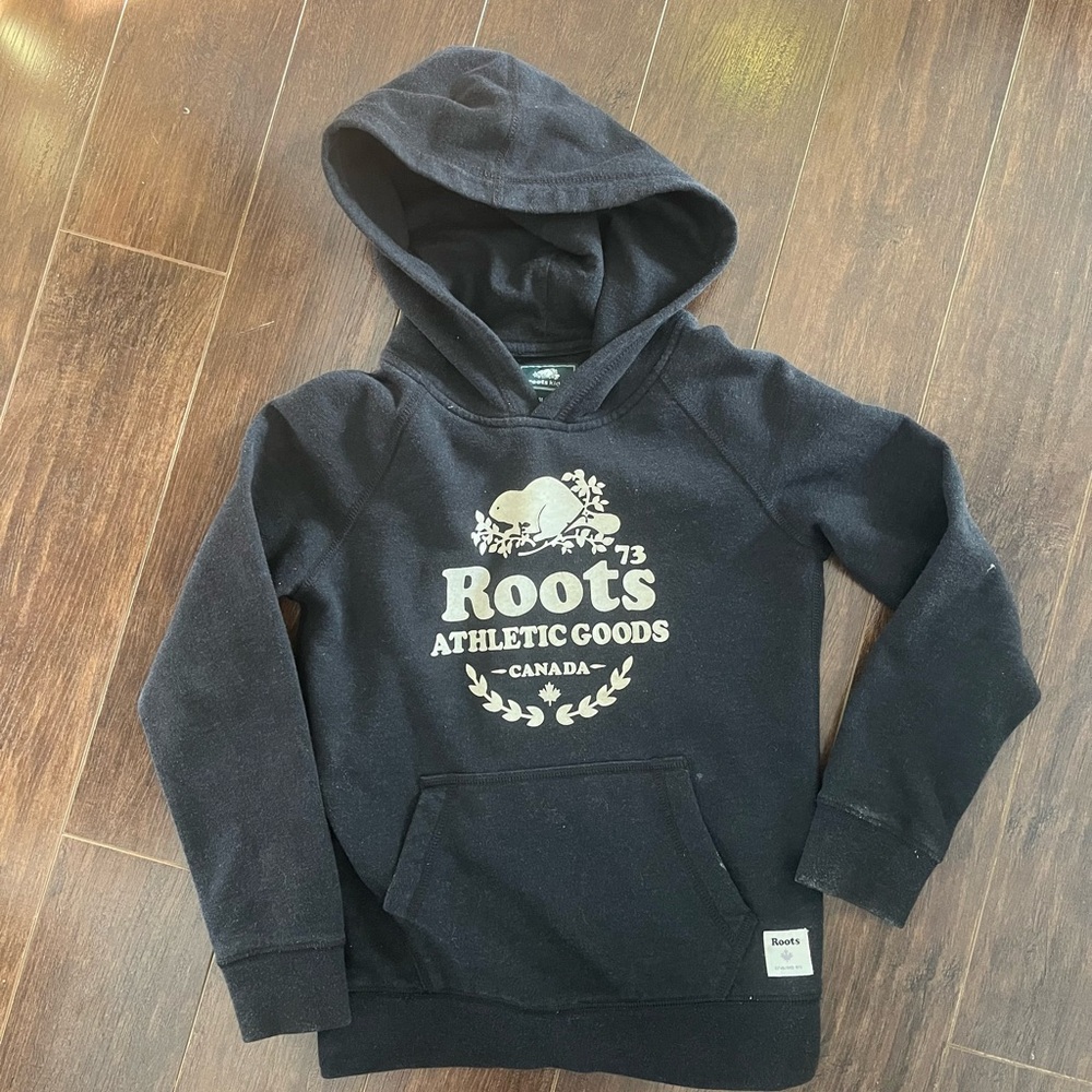 Roots Kids Black Hoodie